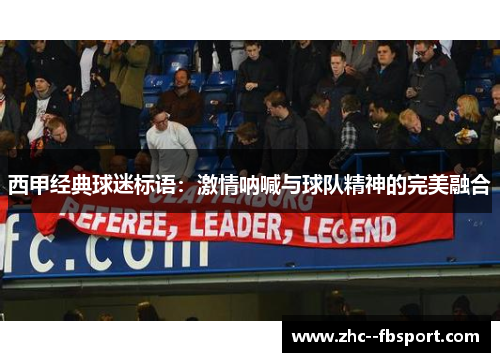 西甲经典球迷标语：激情呐喊与球队精神的完美融合